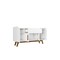 Manhattan Comfort Addie 53.54 Sideboard with 5 Shelves in White 244BMC6 - alternate 2